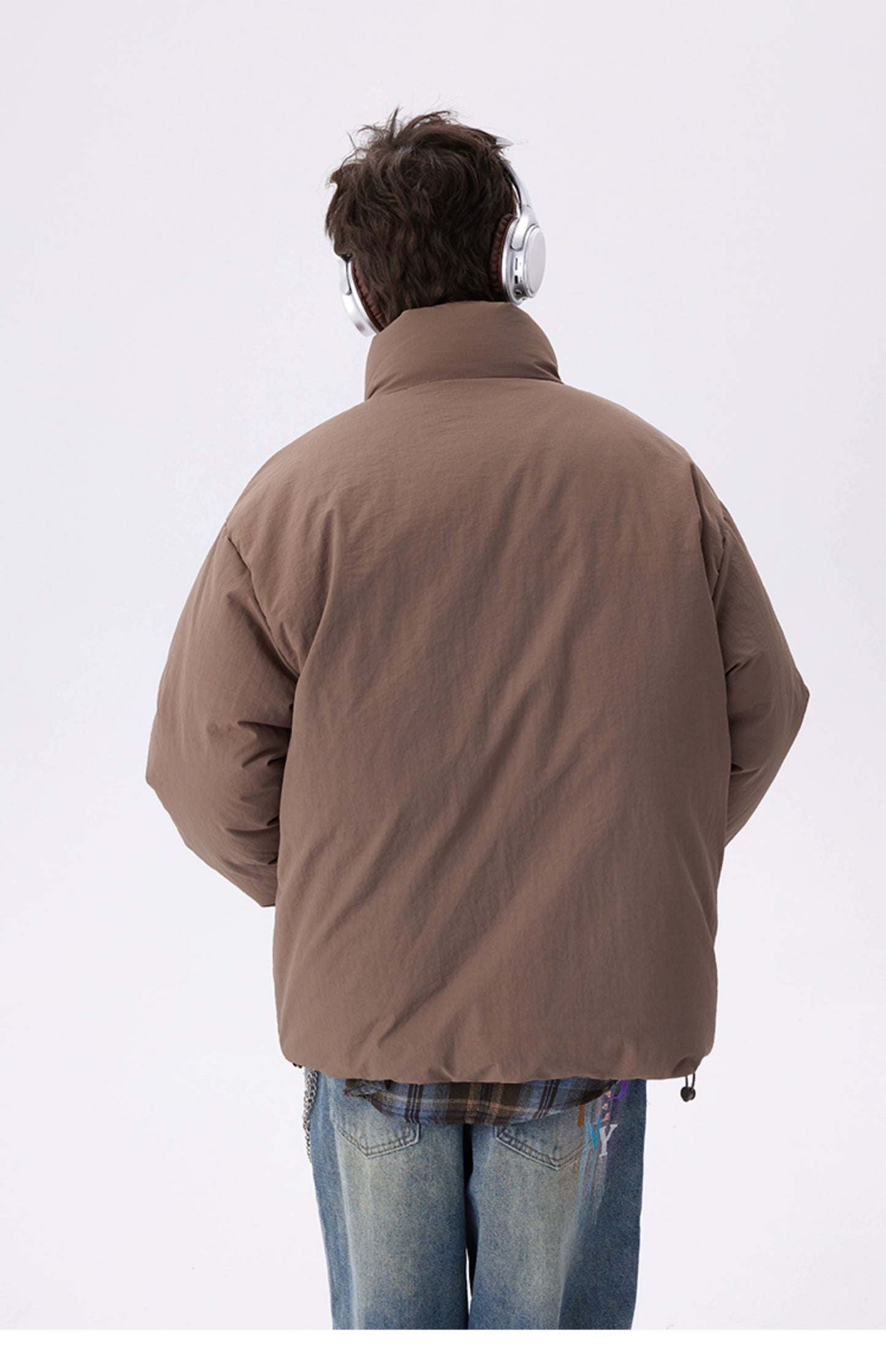 Basic Crossover Puffer Jacket