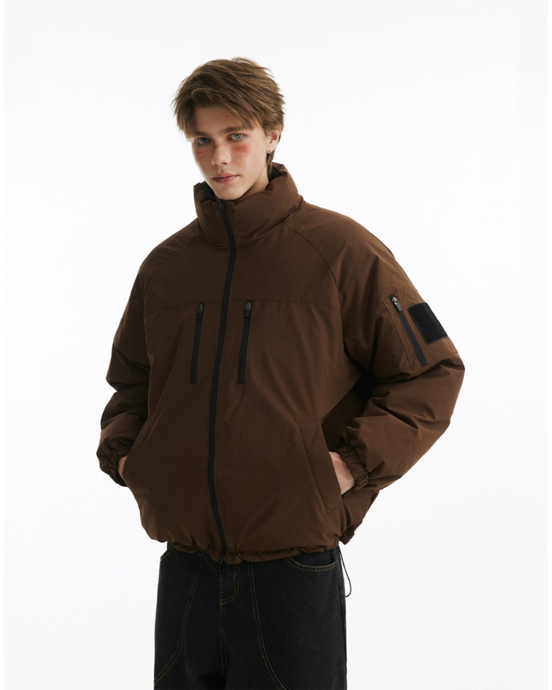 Reversible Thickened Down Puffer Jacket
