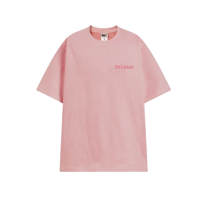 American Trendy Letter Embroidery T-shirt