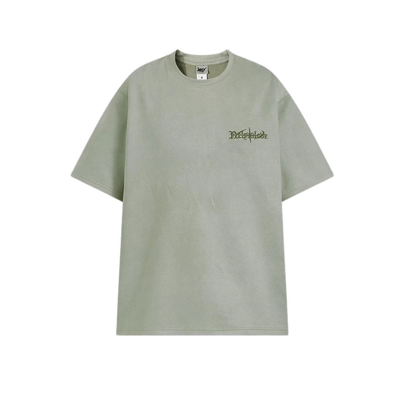 American Trendy Letter Embroidery T-shirt