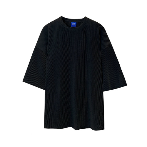 Oversized Straight Line Pattern Tee