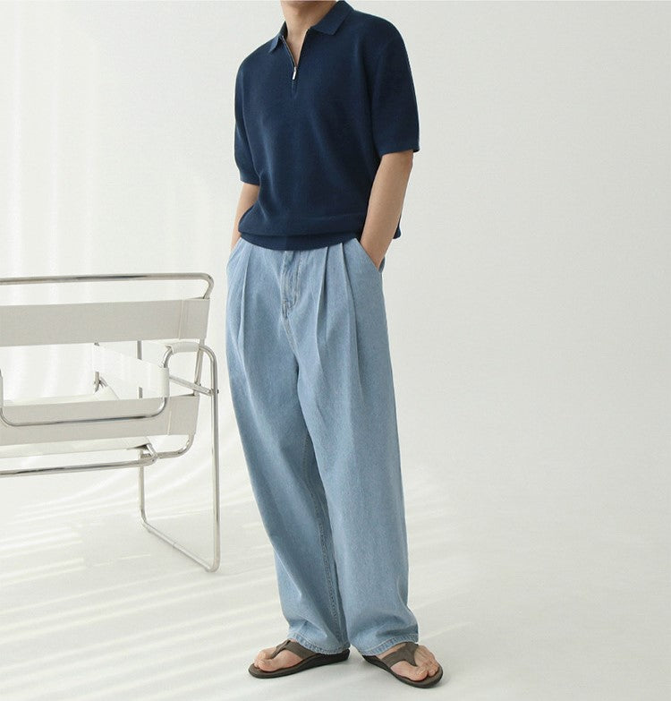 Zip Neck Polo