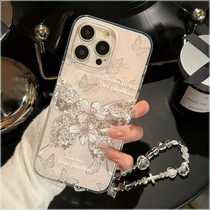 CA22 | fantasy rose butterfly phone case