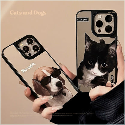 CA30 | cool cat and dog case IPhone