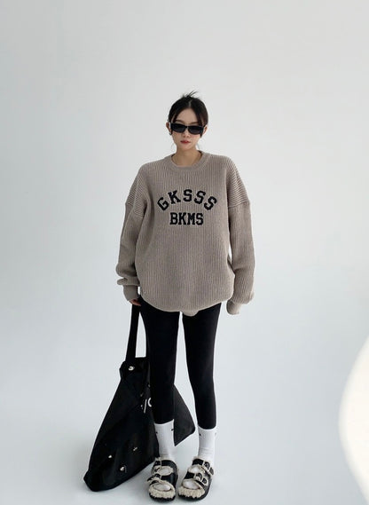 TP86 | GKSSS BKMS Oversize Knit Sweater