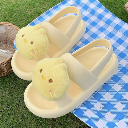 SOE30 | cute animal sandal, comfortable to wear outside and at home