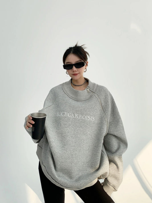 TP85 | Side Zipline Oversize Sweater