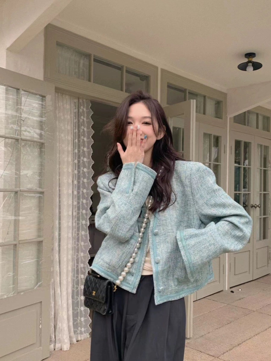 JK30 | Celebrity Tweed Green Jacket