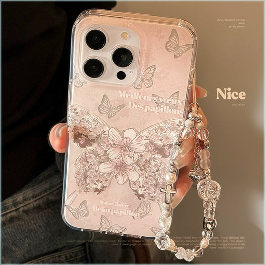 CA22 | fantasy rose butterfly phone case