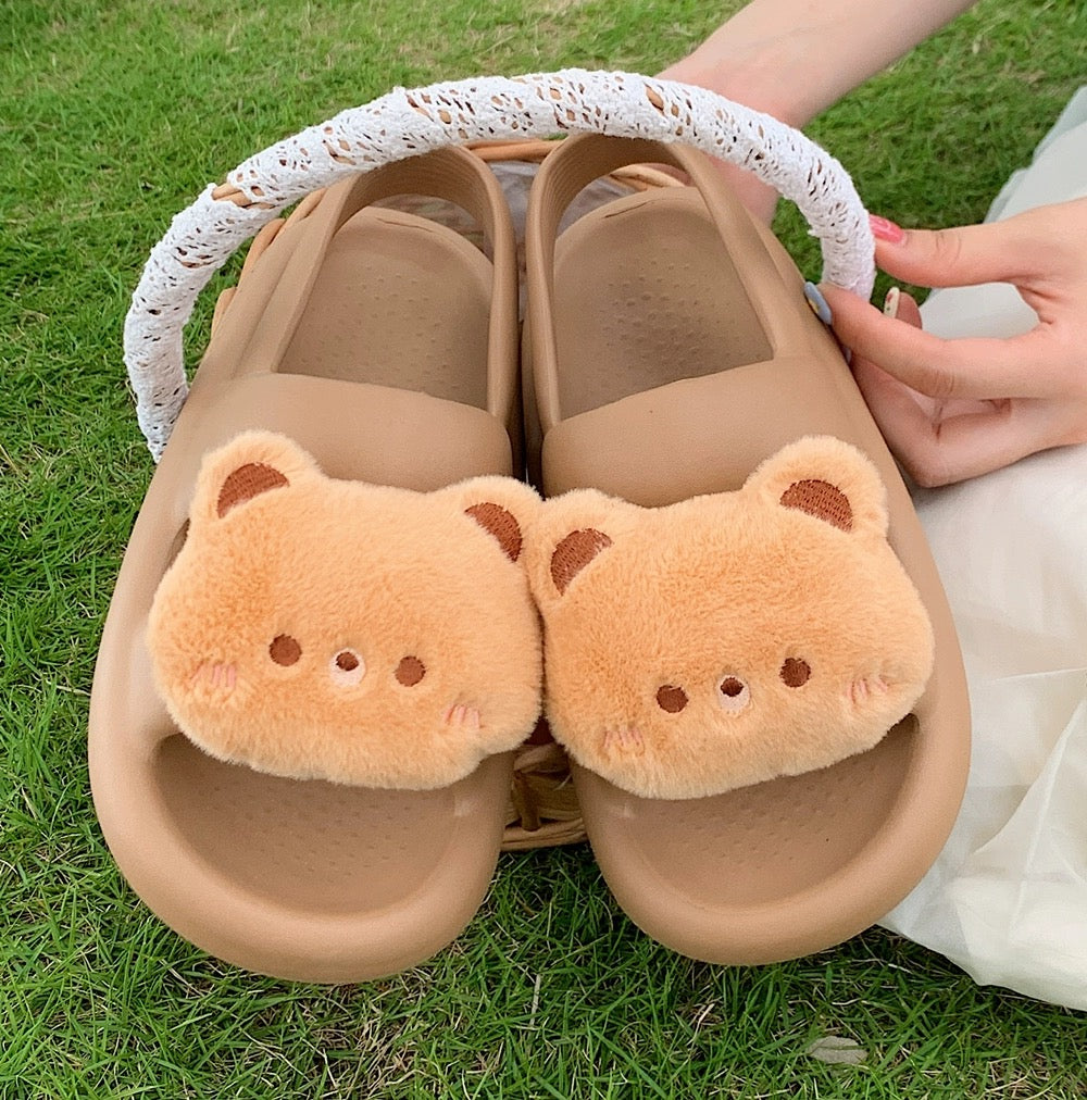 SOE30 | cute animal sandal, comfortable to wear outside and at home