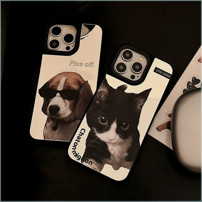 CA30 | cool cat and dog case IPhone