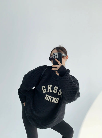 TP86 | GKSSS BKMS Oversize Knit Sweater