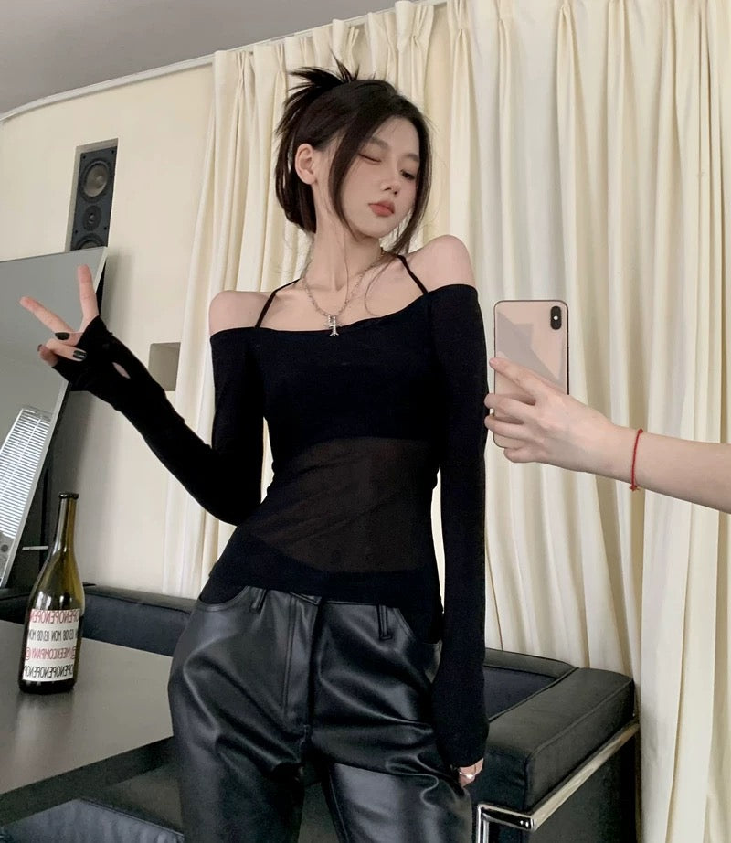 TP59 | Sexy Korean Summer Top See Through