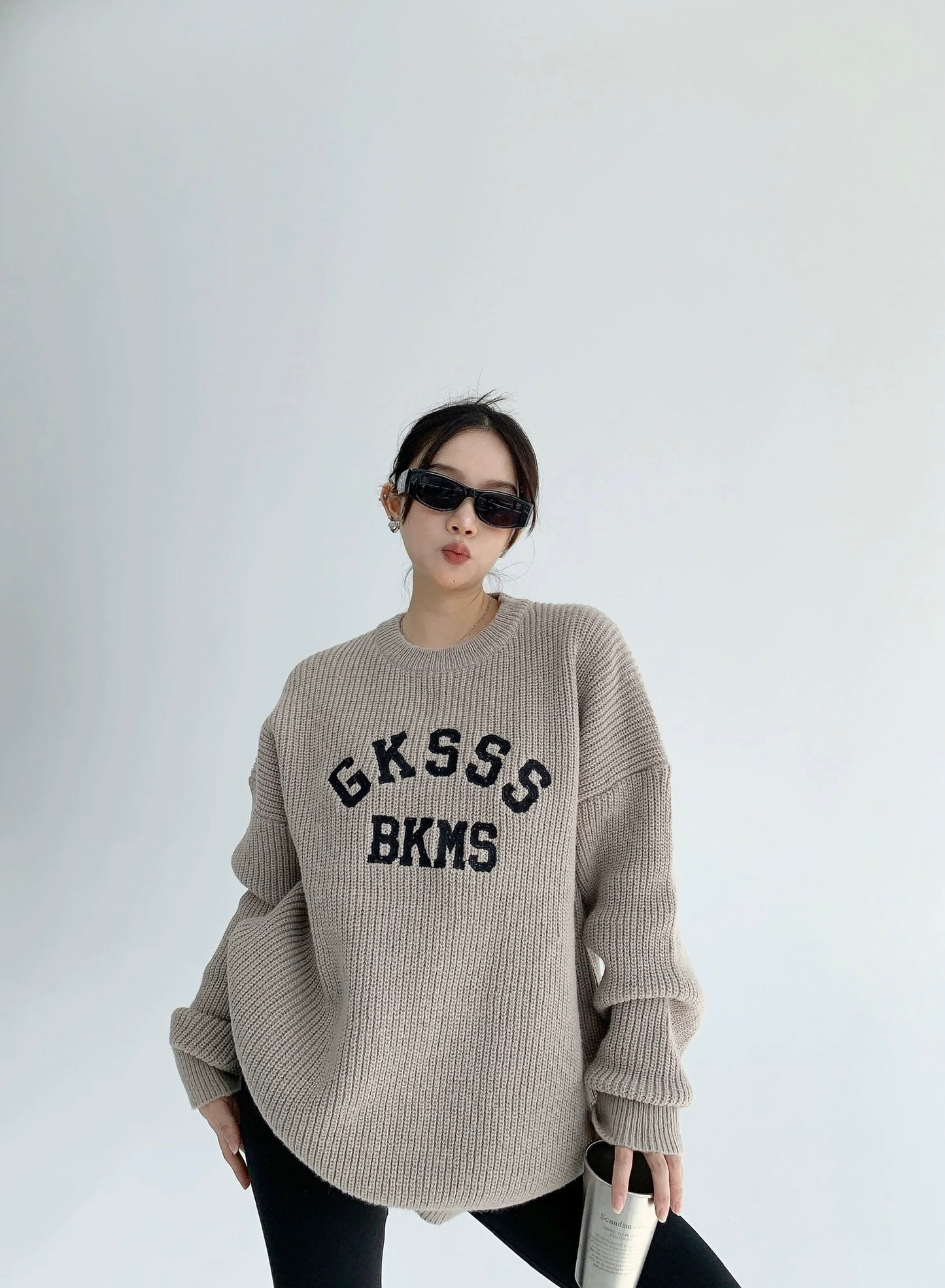 TP86 | GKSSS BKMS Oversize Knit Sweater