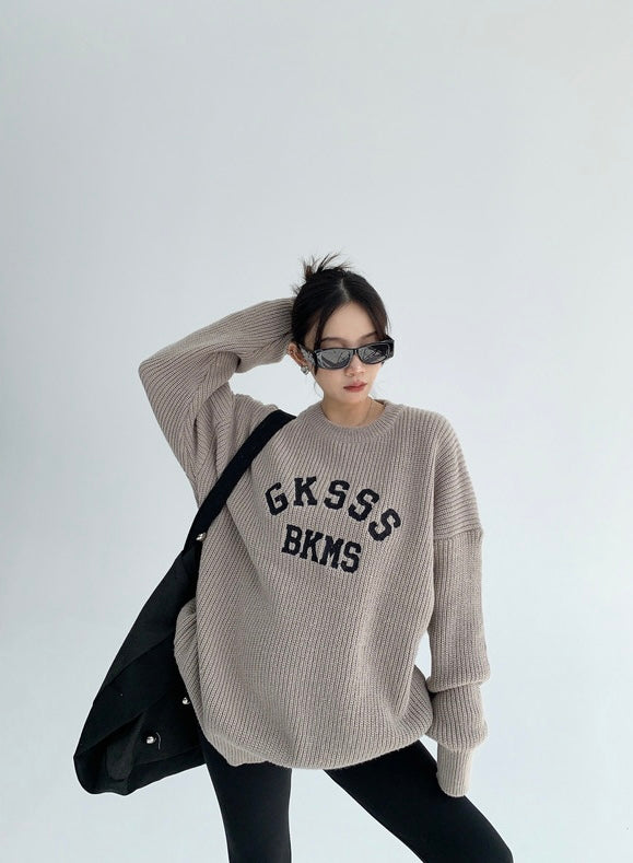 TP86 | GKSSS BKMS Oversize Knit Sweater