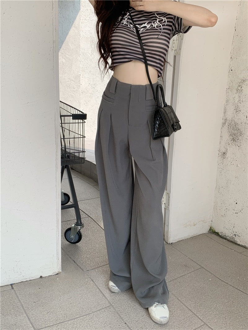 IS44 | Grey Wide Pants