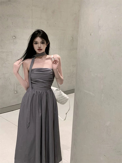 DS24 | Luxury Sexy Dress Grey