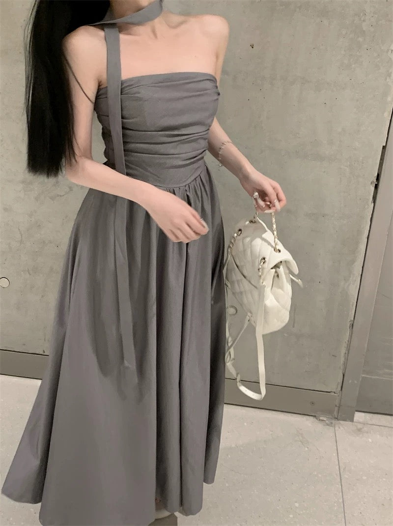 DS24 | Luxury Sexy Dress Grey