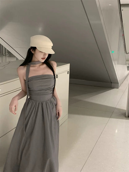 DS24 | Luxury Sexy Dress Grey