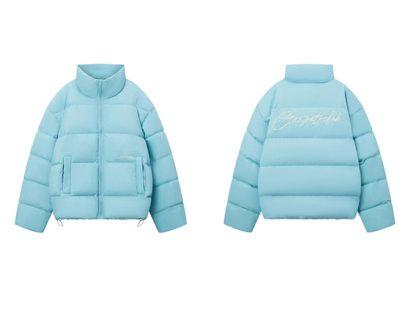 CoosRetro Embroidery Puffer Jacket