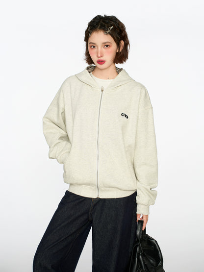 Reversible Plaid Hooded Jacket