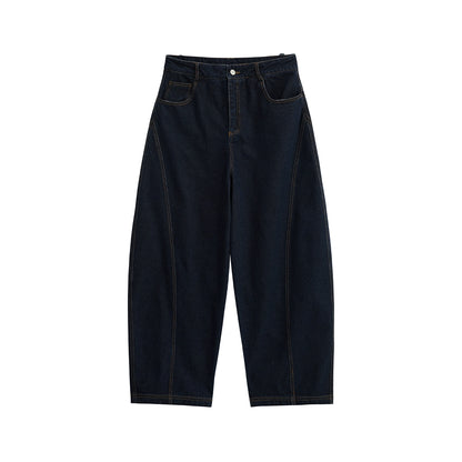 Wide-Legged Loose Casual Jeans