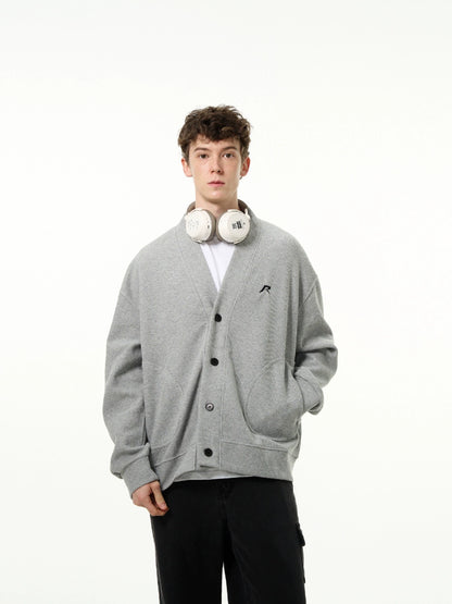 Casual V-Neck Button Cardigan