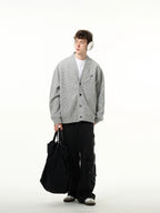 Casual V-Neck Button Cardigan