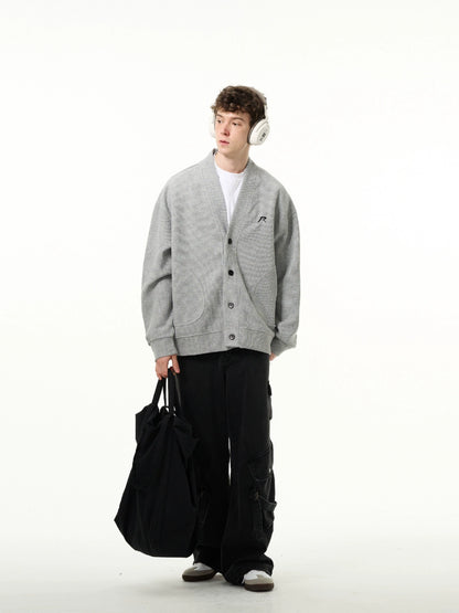 Casual V-Neck Button Cardigan