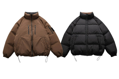 Reversible Thickened Down Puffer Jacket