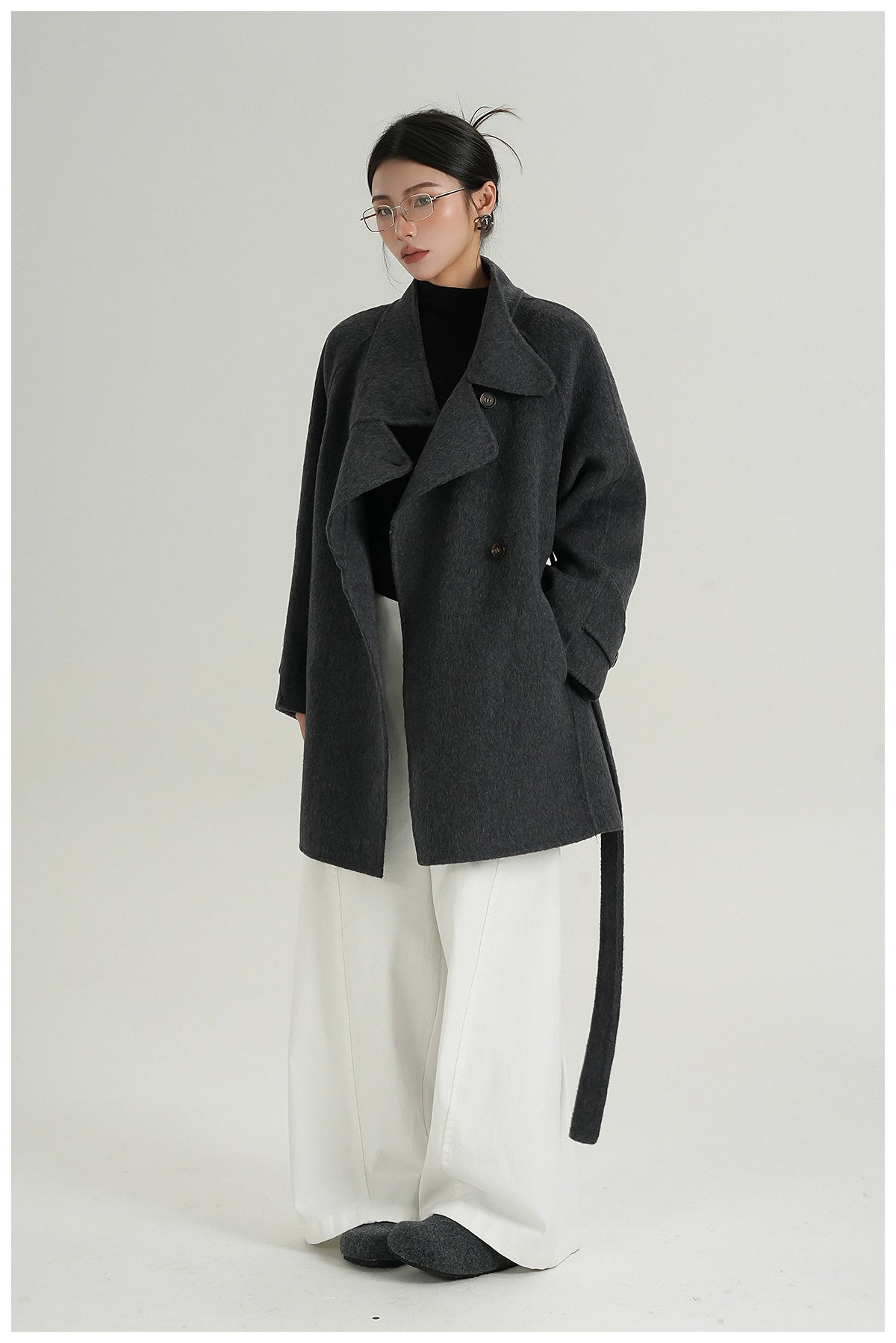Premium Woolen Mid Length Coat