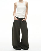 Retro Curved Stitching Sweatpants