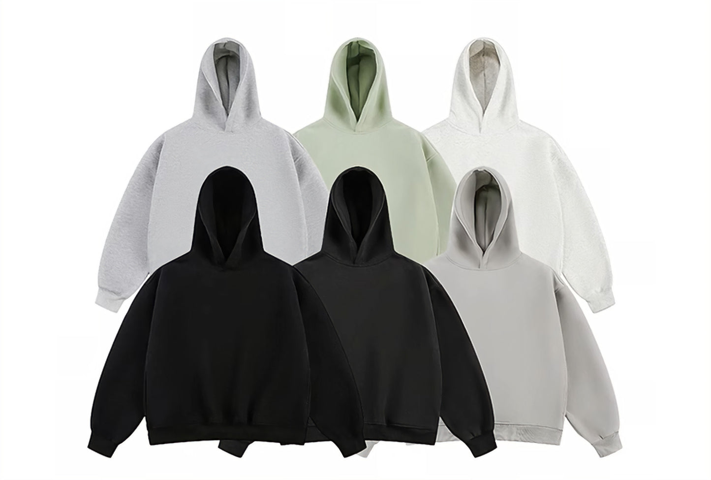 Basic Solid Colour Oversize Heavy Weight Hoodie