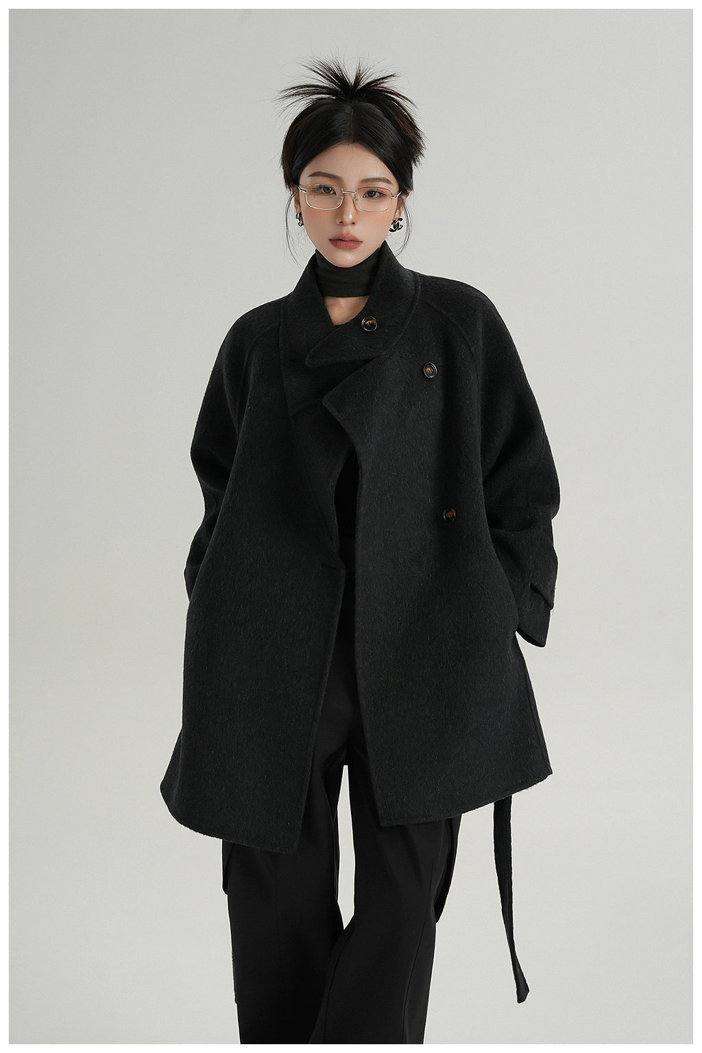 Premium Woolen Mid Length Coat