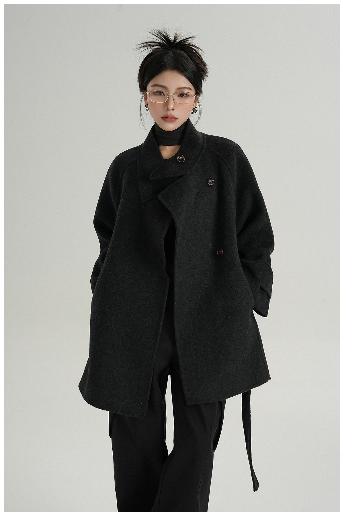 Premium Woolen Mid Length Coat
