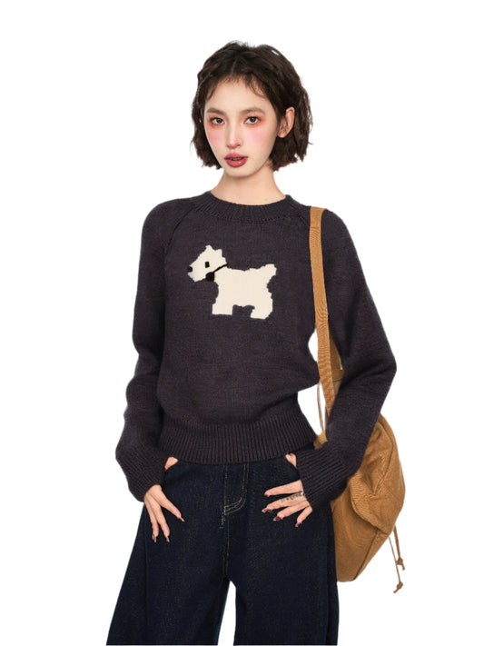 Little Puppy Knitted Sweater