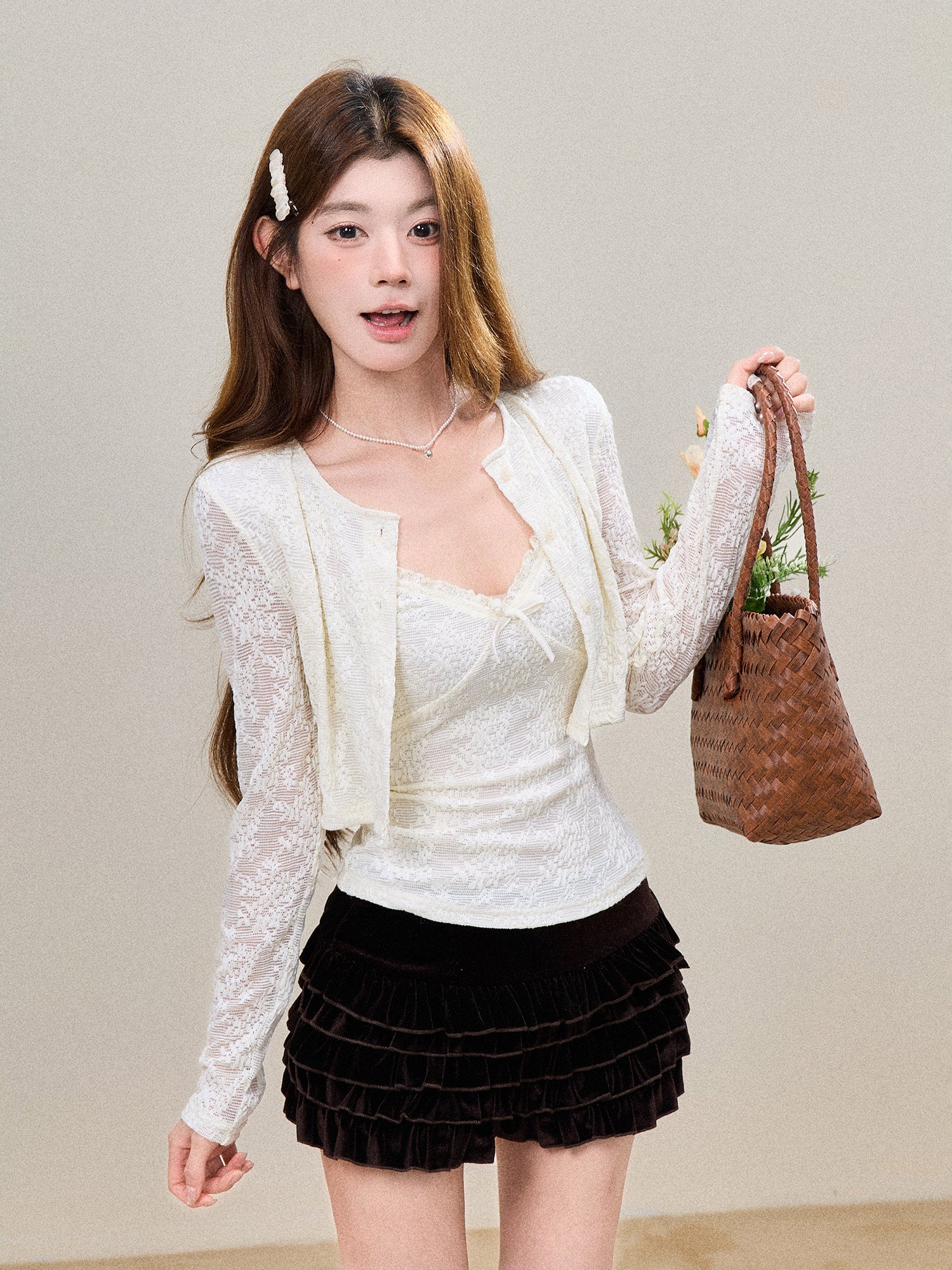 Pure Floral Camisole Top Set