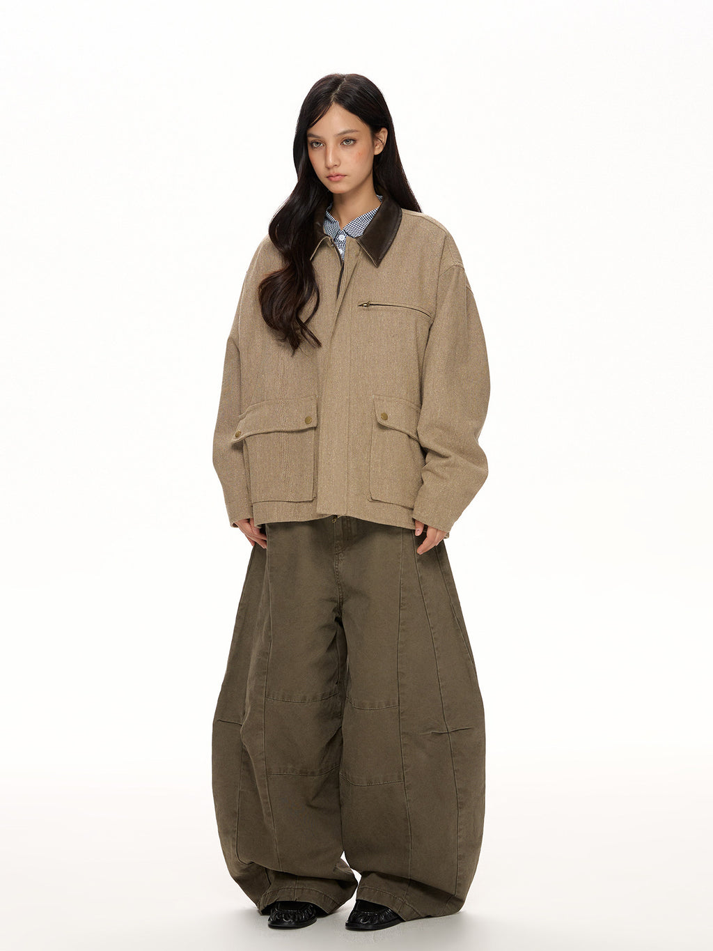 Silhouette Cargo Coat Jacket