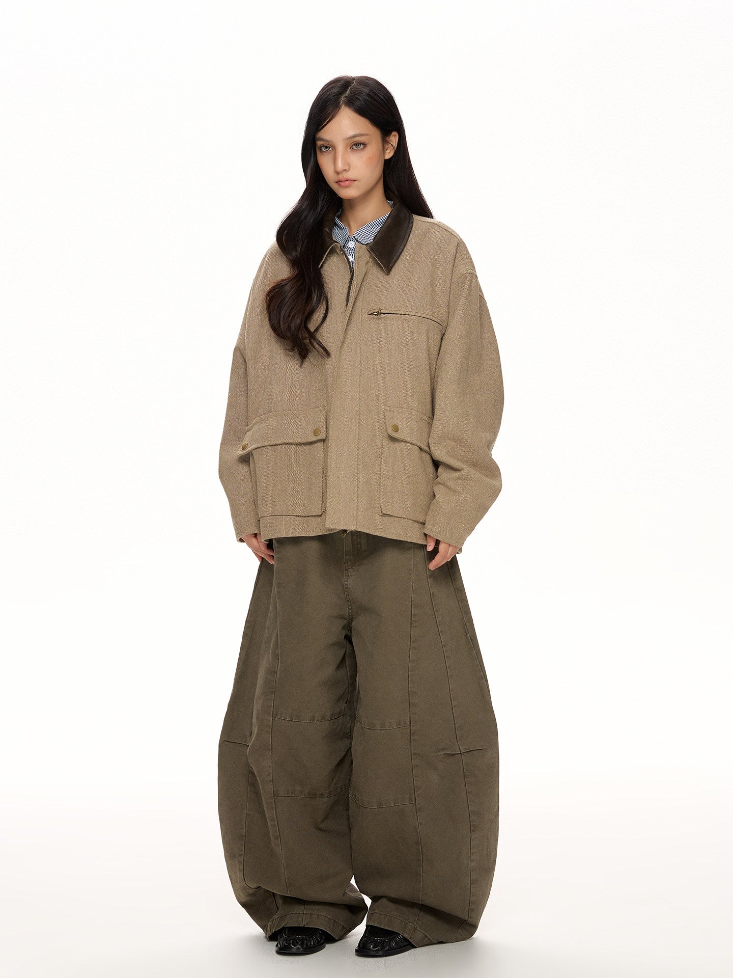 Silhouette Cargo Coat Jacket