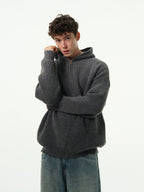 Hooded Sweater Cardigan Jacket