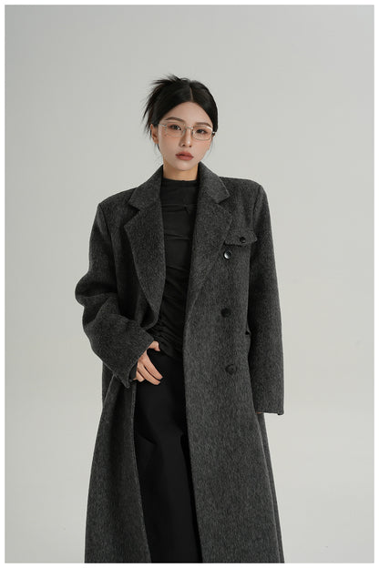 Premium Cashmere Woolen Long Coat