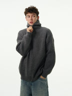Hooded Sweater Cardigan Jacket