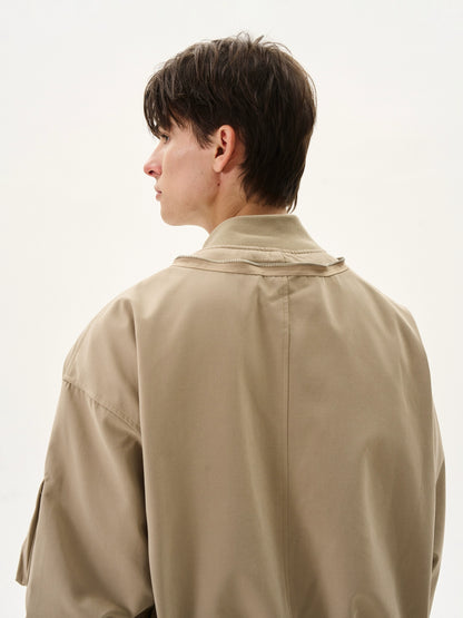 Short Width Boxy Flight Padded Jacket