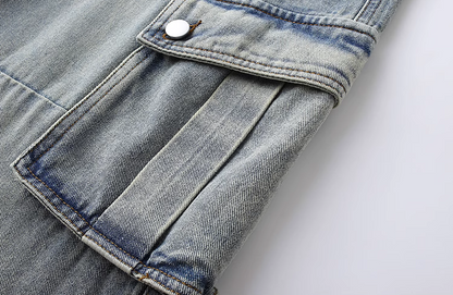 Casual Side Pocket Cargo Jeans