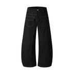 Niche Reverse Two Bag Black Jeans