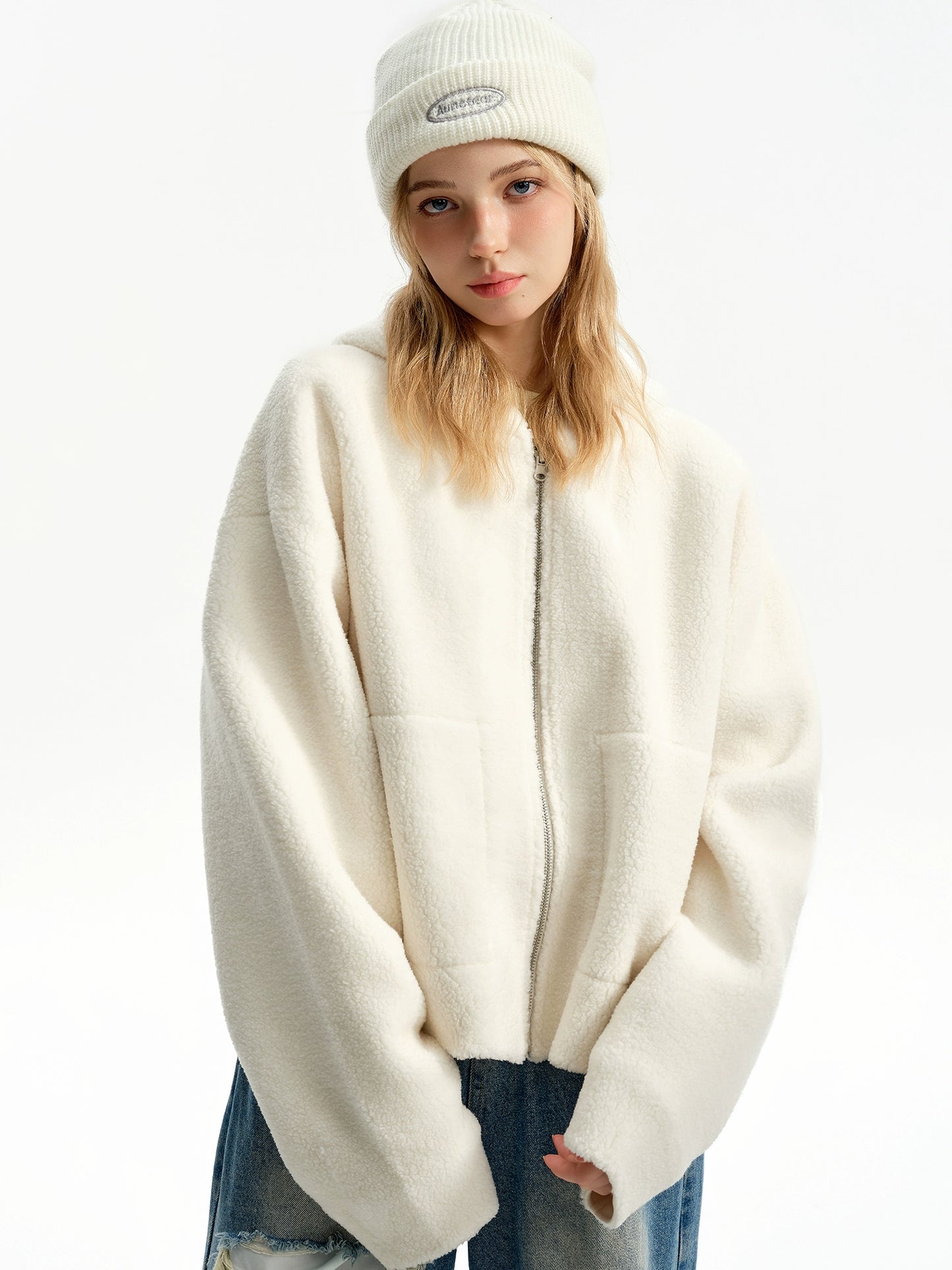 Soft Woolen Hooded Cotton Jacket