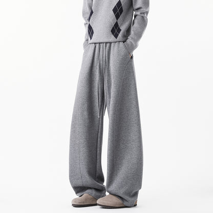 Minimal Curve Wide-Leg Pants