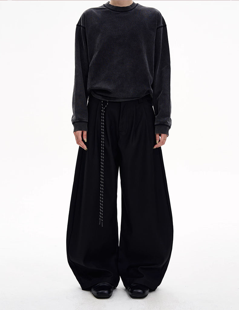 American Vintage Pleated High-End Scimitar Pants