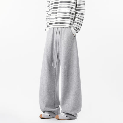 Minimal Curve Wide-Leg Pants