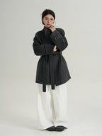 Premium Woolen Mid Length Coat